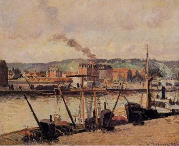卡米耶 畢沙羅 Morning, Rouen, the Quays 卡米耶 畢沙羅 Morning, Rouen, the Quays